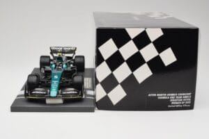 Aston Martin AMR22 Aramco #5 S. Vettel Monaco GP 2022 Minichamps 1:18 117220305 Gyanta – 6. kép a 7-ből