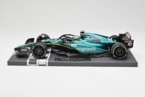 Aston Martin AMR23 #14 F. Alonso 3rd Place Saudi Arabian GP 2023 Minichamps 1:18 117230214 Fém