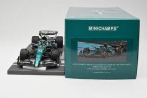 Aston Martin AMR23 #14 F. Alonso 3rd Place Saudi Arabian GP 2023 Minichamps 1:18 117230214 Fém – 6. kép a 7-ből