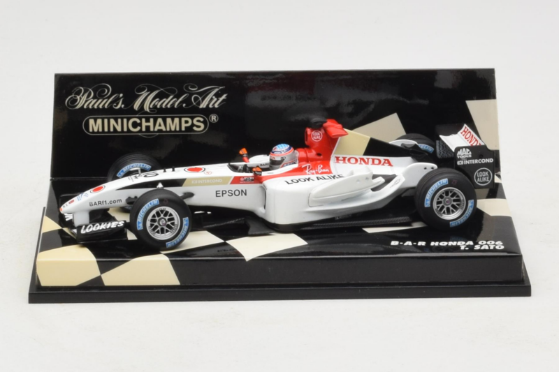 BAR 006 Honda #10 T. Sato BAR Honda F1 Team 2004 Minichamps 1:43 400040010 Fém