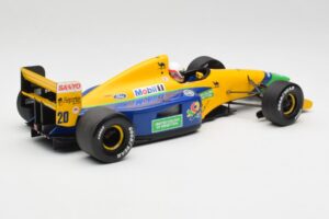 Benetton B191 #19 M. Schumacher F1 1991 Minichamps 1:18 100910119 Fém – 2. kép a 6-ből