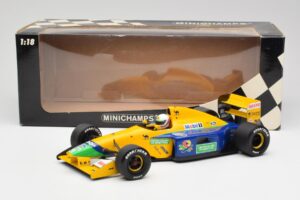 Benetton B191 #19 M. Schumacher F1 1991 Minichamps 1:18 100910119 Fém – 6. kép a 6-ből