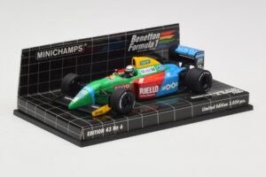 Benetton Ford B188 #19 A. Nannini Race Car 1988 Minichamps 1:43 400890119 Fém – 2. kép a 4-ből
