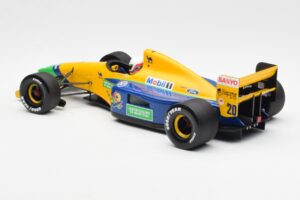 Benetton Ford B191B #20 M. Brundle F1 Early Season 1992 Minichamps 1:18 100920120 Fém – 5. kép a 6-ből