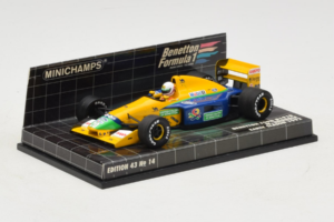 Benetton B191B Ford #20 M. Brundle Early Season F1 1992 Minichamps 1:43 400920120 Fém – 2. kép a 5-ből