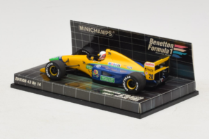 Benetton B191B Ford #20 M. Brundle Early Season F1 1992 Minichamps 1:43 400920120 Fém – 3. kép a 5-ből