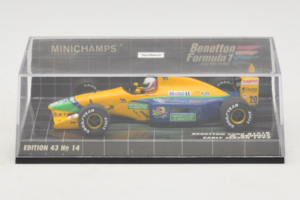 Benetton B191B Ford #20 M. Brundle Early Season F1 1992 Minichamps 1:43 400920120 Fém – 4. kép a 5-ből
