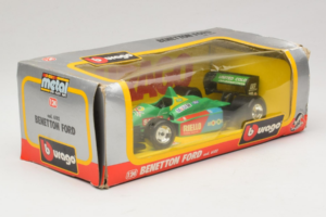 Benetton B190 Ford #20 N. Piquet F1 1990 Bburago 1:24 6102 Fém – 2. kép a 3-ből