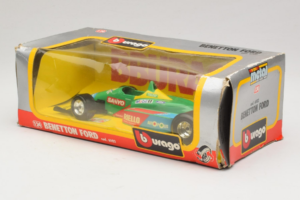 Benetton B190 Ford #20 N. Piquet F1 1990 Bburago 1:24 6102 Fém – 3. kép a 3-ből