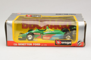 Benetton B190 Ford #20 N. Piquet F1 1990 Bburago 1:24 6102 Fém