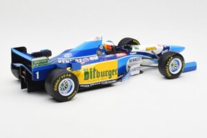 Benetton B195 Renault #1 M. Schumacher Winner Japanese GP 1995 Minichamps 1:18 510953401 Fém – 2. kép a 6-ből