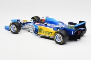 Benetton B195 Renault #1 M. Schumacher Winner Japanese GP 1995 Minichamps 1:18 510953401 Fém – 5. kép a 6-ből