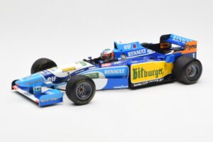 Benetton B195 Renault #1 M. Schumacher Canadian GP 1995 Minichamps 1:18 510950601 Fém