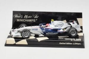 BMW Sauber F1.08 #4 R. Kubica Showcar 2008 Minichamps 1:43 400080084 Fém