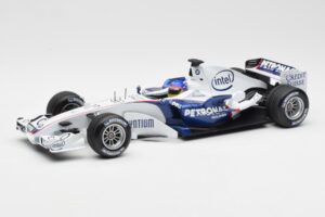 BMW Sauber F1.06 #17 J. Villeneuve F1 2006 Minichamps 1:18 100060017 Fém