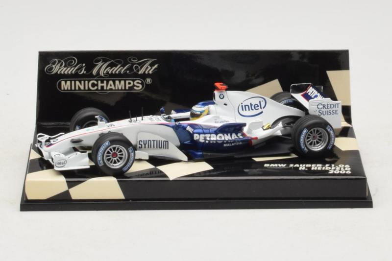 BMW Sauber F1.06 #16 N. Heidfeld BMW Sauber F1 Team 2006 Minichamps 1:43 400060016 Fém