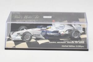 BMW Sauber F1.06 #16 N. Heidfeld Brazilian GP 2006 Minichamps 1:43 400060316 Fém – 5. kép a 5-ből