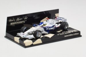 BMW Sauber F1.06 #10 N. Heidfeld Hungarian GP 3rd Place 2006 Minichamps 1:43 400060116 Fém – 2. kép a 5-ből