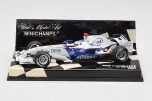 BMW Sauber F1.07 #3 N. Heidfeld Race Car 2007 Minichamps 1:43 400070009 Fém