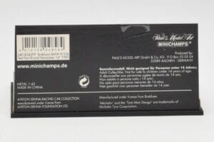 Brabham BMW BT52B A. Senna Test Car Paul Ricard 14 November 1983 Minichamps 1:43 540834399 Fém – 4. kép a 5-ből