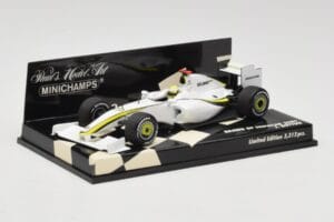 Brawn GP Mercedes BGP001 #22 J. Button Showcar 2009 Minichamps 1:43 400090092 Fém – 2. kép a 5-ből
