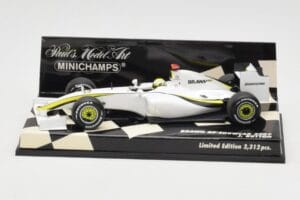 Brawn GP Mercedes BGP001 #22 J. Button Showcar 2009 Minichamps 1:43 400090092 Fém