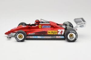 Ferrari 126C2 #27 G. Villeneuve GP Belgium 1982 MCG 1:18 MCG18629F Fém – 3. kép a 6-ből