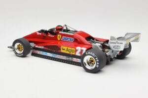 Ferrari 126C2 #27 G. Villeneuve GP Belgium 1982 MCG 1:18 MCG18629F Fém – 5. kép a 6-ből