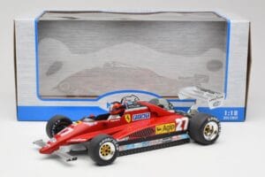Ferrari 126C2 #27 G. Villeneuve GP Belgium 1982 MCG 1:18 MCG18629F Fém – 6. kép a 6-ből