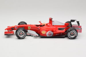 Ferrari 248 F1 #5 M. Schumacher German GP Hockenheimring 2006 Hot Wheels 1:18 J2887 Fém – 3. kép a 6-ből