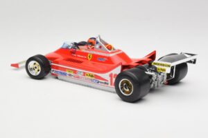 Ferrari 312T4 #12 G. Villeneuve South African Grand Prix 1979 Bburago 1:18 18-16814 Fém – 5. kép a 6-ből