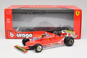 Ferrari 312T4 #12 G. Villeneuve South African Grand Prix 1979 Bburago 1:18 18-16814 Fém – 6. kép a 6-ből