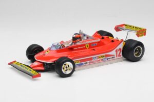 Ferrari 312T4 #12 G. Villeneuve United States Grand Prix East Winner 1979 Bburago 1:18 18-16814-18-01546 Fém