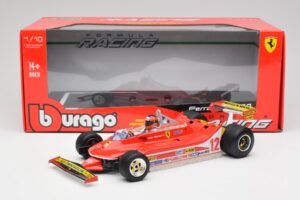 Ferrari 312T4 #12 G. Villeneuve United States Grand Prix East Winner 1979 Bburago 1:18 18-16814-18-01546 Fém – 6. kép a 6-ből