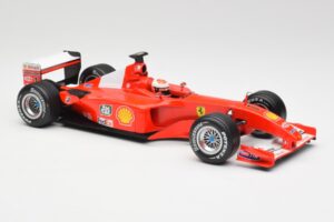 Ferrari F2001 #1 M. Schumacher F1 World Champion 2001 Piros Hot Wheels 1:18 50202 Fém – 4. kép a 6-ből