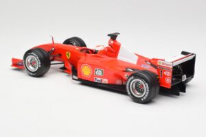 Ferrari F2001 #1 M. Schumacher F1 World Champion 2001 Piros Hot Wheels 1:18 50202 Fém – 5. kép a 6-ből