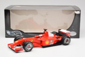 Ferrari F2001 #1 M. Schumacher F1 World Champion 2001 Piros Hot Wheels 1:18 50202 Fém – 6. kép a 6-ből