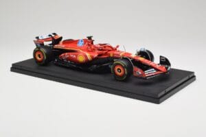 Ferrari SF-24 #16 C. Leclerc Emilia Romagna Grand Prix 2024 Bburago 1:18 18-16821-L-IMOLA-SHOWCASE Fém – 4. kép a 7-ből