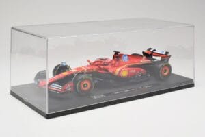 Ferrari SF-24 #16 C. Leclerc Emilia Romagna Grand Prix 2024 Bburago 1:18 18-16821-L-IMOLA-SHOWCASE Fém – 6. kép a 7-ből