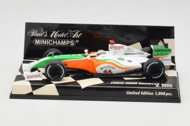 Force India Mercedes VJM02 #20 A. Sutil Showcar 2009 Minichamps 1:43 400090090 Fém