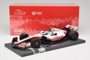 Haas VF-22 #47 M. Schumacher British GP 2022 Minichamps 1:18 117221047 Gyanta – 7. kép a 7-ből