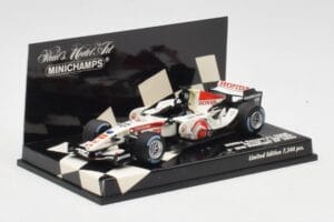 Honda RA106 #12 J. Button Hungarian GP Winner F1 2006 Minichamps 1:43 400060112 Fém – 2. kép a 5-ből