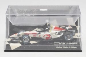Honda RA106 #12 J. Button Hungarian GP Winner F1 2006 Minichamps 1:43 400060112 Fém – 5. kép a 5-ből