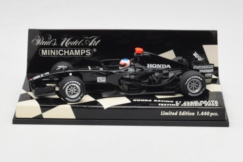 Honda RA106 #11 R. Barrichello Test Car 2006 Minichamps 1:43 400060211 Fém