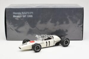 Honda RA272 #11 R. Ginther Mexican Grand Prix 1965 AUTOart 1:18 86597 Fém – 8. kép a 8-ből