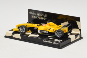 Jordan EJ14 Ford #19 T. Glock Jordan Ford F1 Team 2004 Minichamps 1:43 400040039 Fém – 3. kép a 5-ből