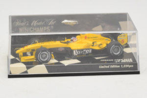 Jordan EJ14 Ford #19 T. Glock Jordan Ford F1 Team 2004 Minichamps 1:43 400040039 Fém – 4. kép a 5-ből