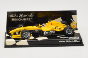 Jordan EJ14 Ford #19 T. Glock Jordan Ford F1 Team 2004 Minichamps 1:43 400040039 Fém