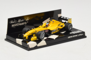 Jordan EJ14 Ford #18 N. Heidfeld Jordan Ford F1 Team Showcar 2004 Minichamps 1:43 400040088 Fém – 2. kép a 5-ből