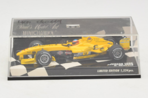 Jordan EJ14 Ford #18 N. Heidfeld Jordan Ford F1 Team Showcar 2004 Minichamps 1:43 400040088 Fém – 4. kép a 5-ből